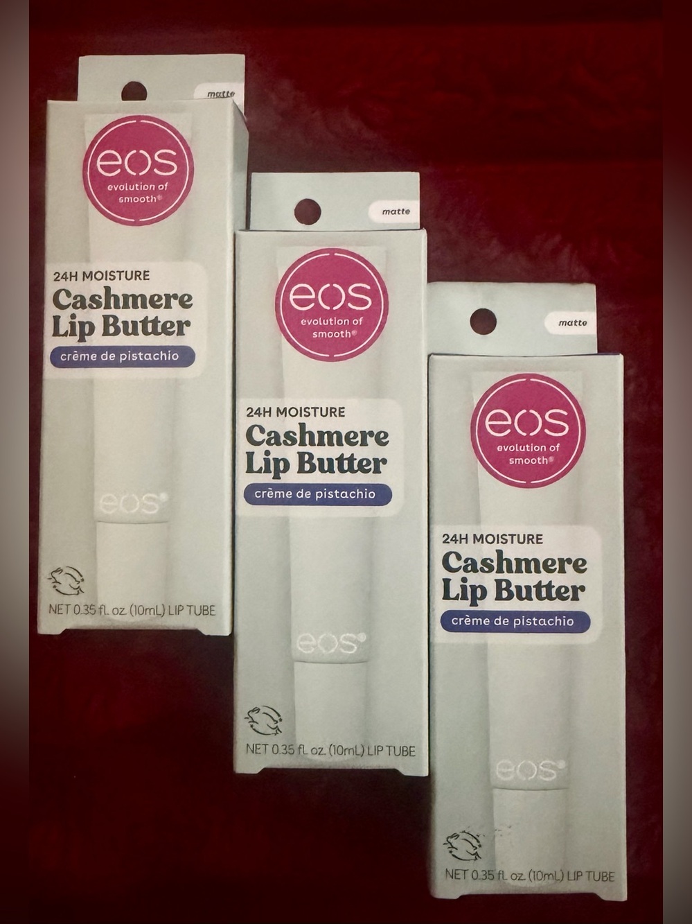eos Cashmere Lip Butter Tubes